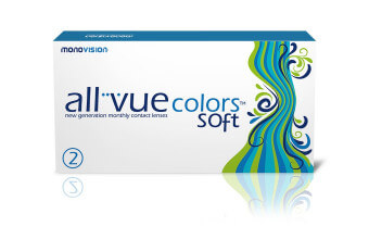 All Vue Colors Soft  Evergreen - 1 soczewka WYPRZEDAŻ