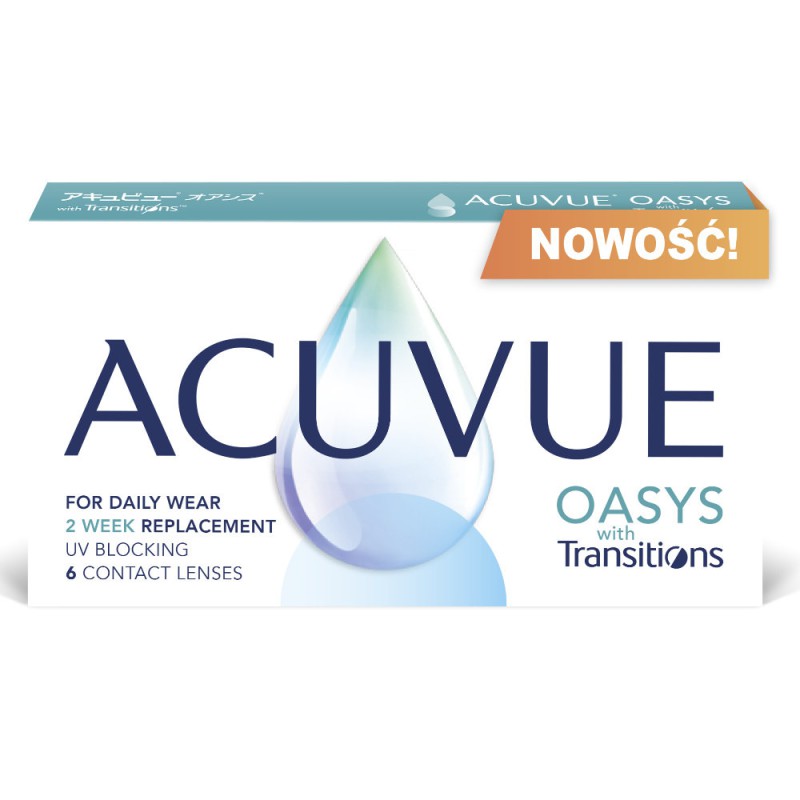 ACUVUE® OASYS with Transitions™ - 6 soczewek ACUVUE® OASYS with Transitions™ - 6 soczewek