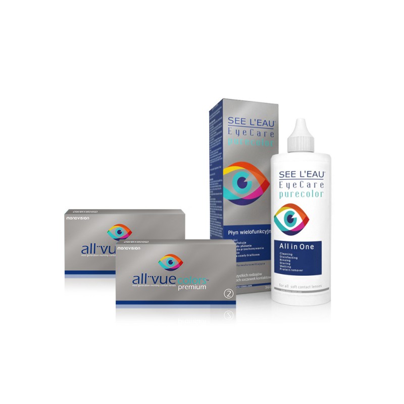 Zestaw SEE L'EAU PureColor + All Vue Colors Premium Zestaw SEE L'EAU PureColor + All Vue Colors Premium