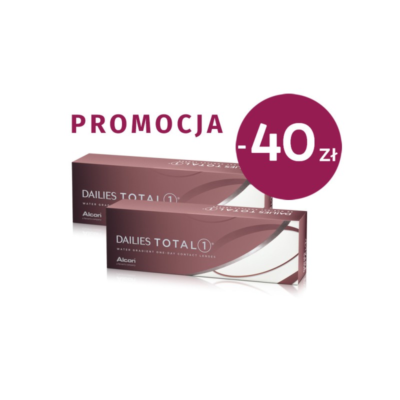 2x Dailies Total 1 - 60 soczewek - PROMOCJA 2x Dailies Total 1 - 60 soczewek - PROMOCJA