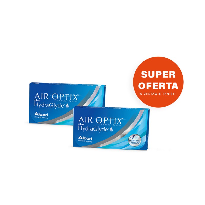Air Optix plus Hydra Glyde - 2 x 3 soczewki Air Optix plus Hydra Glyde - 2 x 3 soczewki