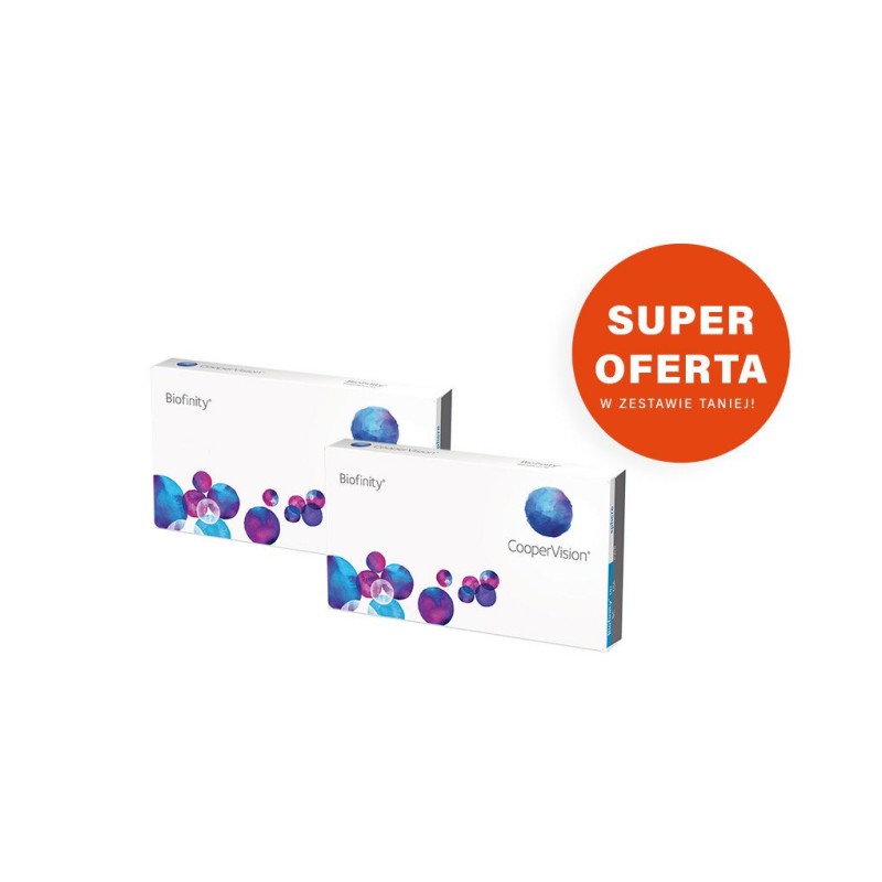 Zestaw Biofinity - 2 x 3 soczewki Zestaw Biofinity - 2 x 3 soczewki