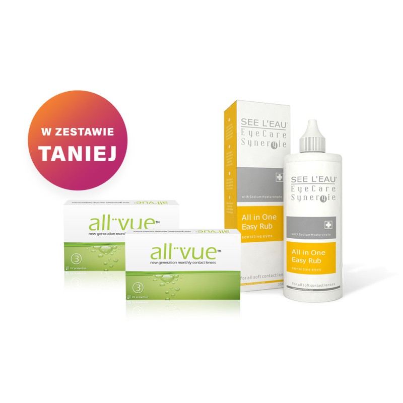 Zestaw 2x All Vue™ + SEE L'EAU EyeCare Synergie 350ml Zestaw 2x All Vue™ + SEE L'EAU EyeCare Synergie 350ml