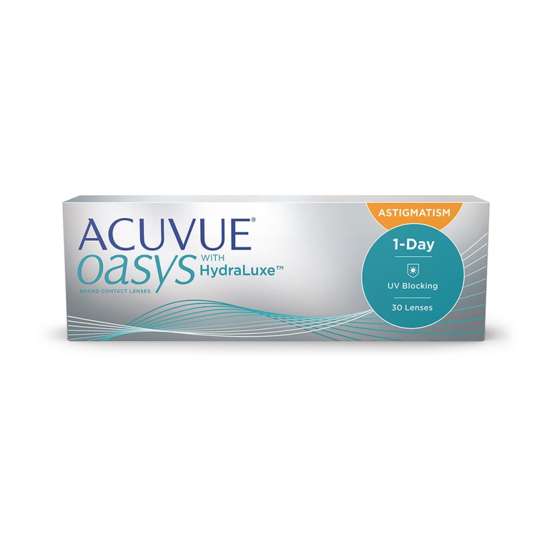 ACUVUE® OASYS 1-DAY with HydraLuxe™ TECHNOLOGY for ASTIGMATISM - 30 soczewek ACUVUE® OASYS 1-DAY with HydraLuxe™ TECHNOLOGY for ASTIGMATISM - 30 soczewek