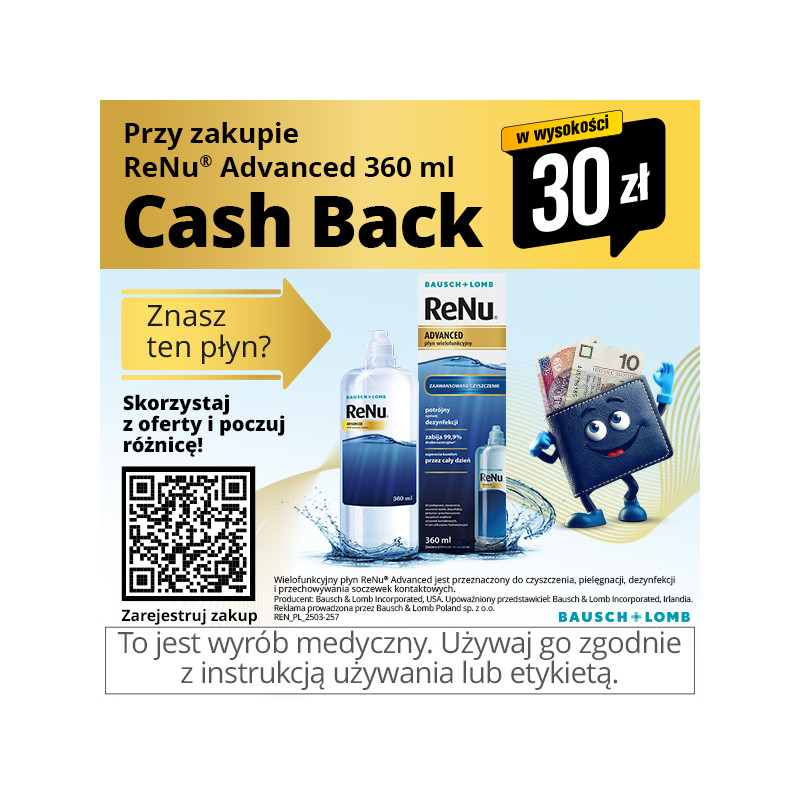 Cashback za ReNu Advanced 360 ml Cashback za ReNu Advanced 360 ml