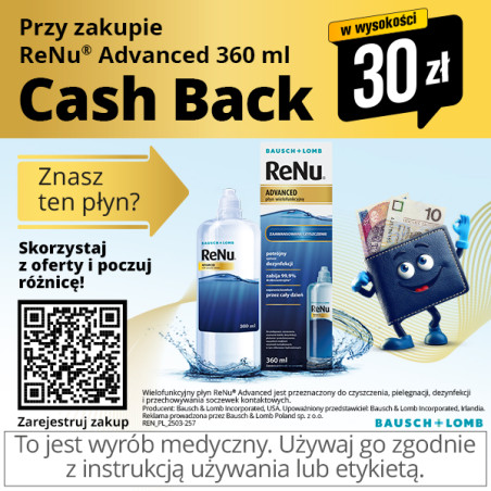 Cashback za ReNu Advanced 360 ml