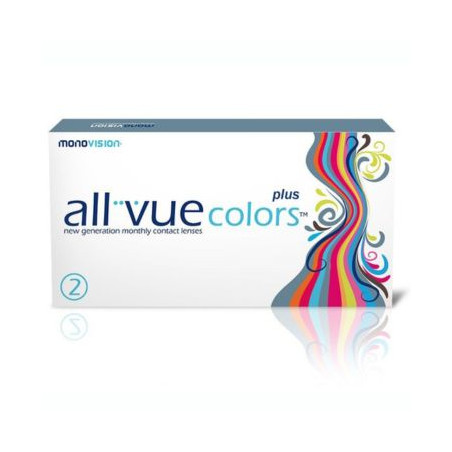 All Vue Colors Plus - kolor zielony - 2 soczewki