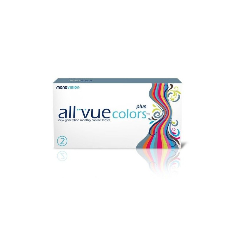 All Vue Colors Plus - kolor zielony - 2 soczewki