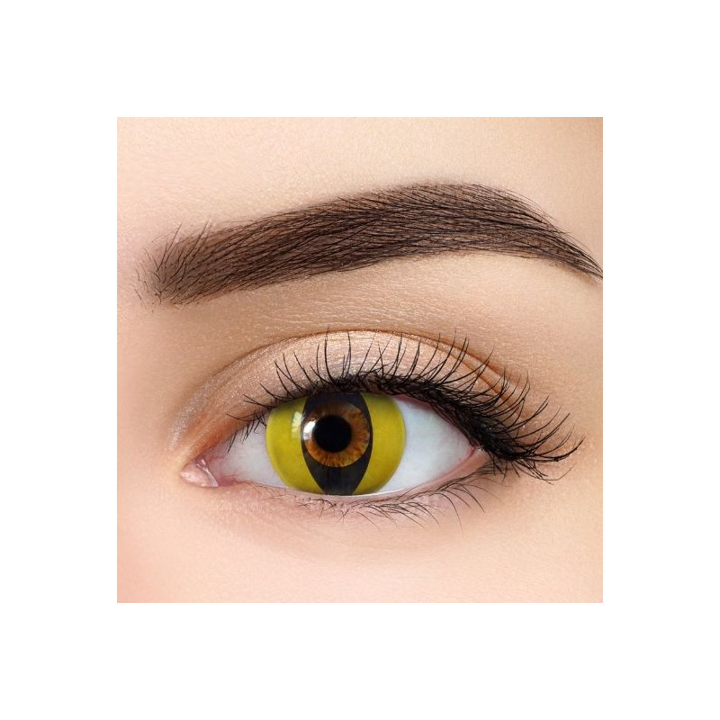 All Vue Crazy Plus - 2 soczewki Cat eye yellow