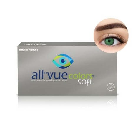 All Vue Colors Soft Plus - 2 soczewki (Evergreen)