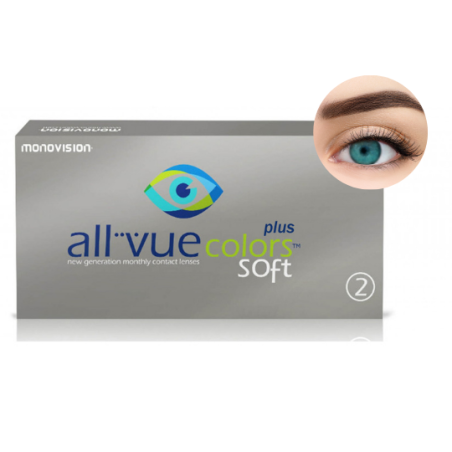 All Vue Colors Soft Plus - 2 soczewki (Aqua)