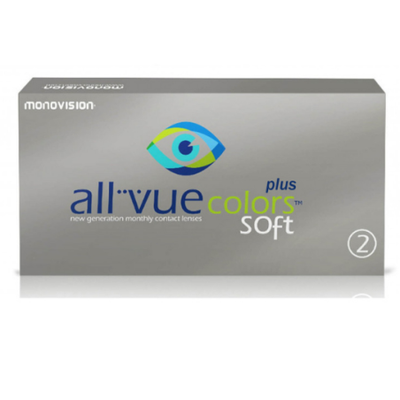 All Vue Colors Soft Plus - 2 soczewki (Aqua)