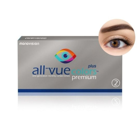 All Vue Colors Premium Plus - kolor Violet - 2 soczewki