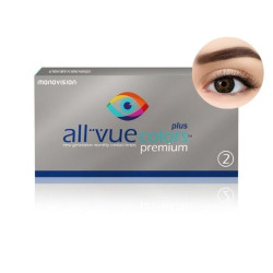 All Vue Colors Premium Plus - kolor Pure Black - 2 soczewki
