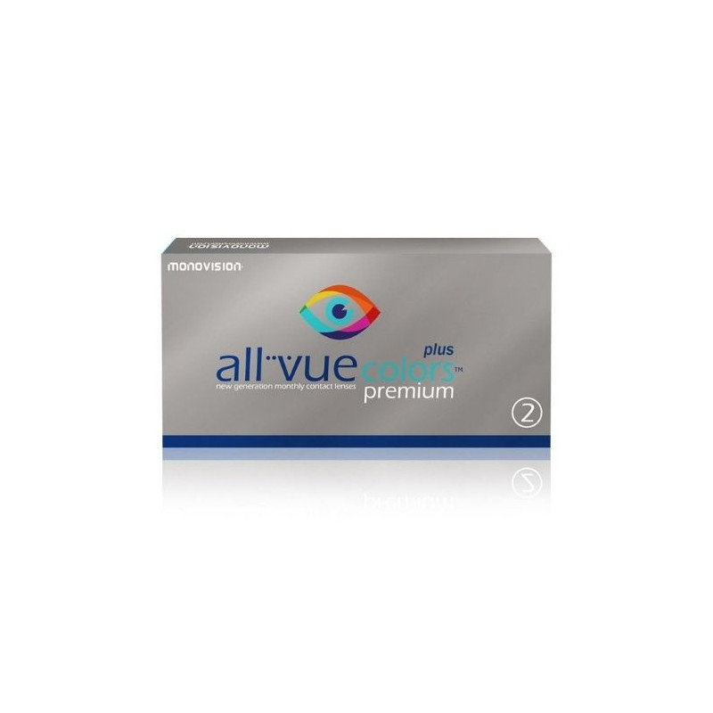 All Vue Colors Premium Plus - kolor Turquoise - 2 soczewki