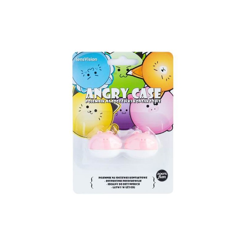 Angry Case Pig - pojemnik na soczewki