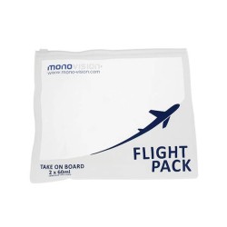 Flight Pack MonoVision 2x60ml + pojemnik na soczewki Flight Pack MonoVision 2x60ml + pojemnik na soczewki