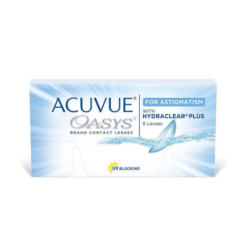 ACUVUE® OASYS with HYDRACLEAR® PLUS for ASTIGMATISM - 6 soczewek ACUVUE® OASYS with HYDRACLEAR® PLUS for ASTIGMATISM - 6 soczewek
