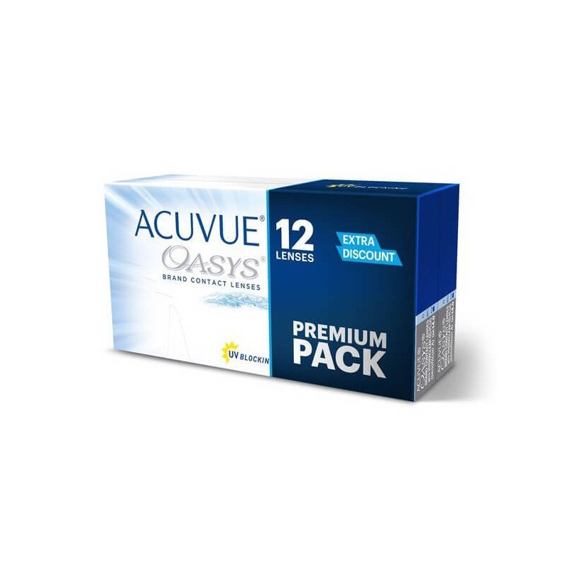 ACUVUE® OASYS 2-WEEK with HYDRACLEAR® PLUS - Premium Pack - 12 soczewek ACUVUE® OASYS 2-WEEK with HYDRACLEAR® PLUS - Premium Pack - 12 soczewek