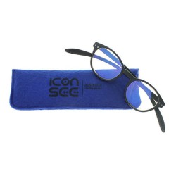 ICON SEE BlueCut i108 BLACK - Okulary do pracy przy komputerze