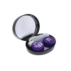 Kolorowe etui z lusterkiem i pęsetą - Violet Kolorowe etui z lusterkiem i pęsetą - Violet