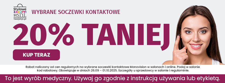 Akcja rabatowa „Stylowe zakupy” - Twoje Soczewki