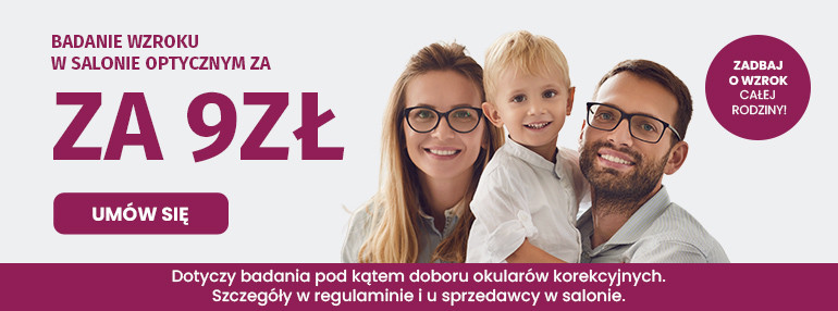 Badanie wzroku za 9 zł