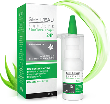 Krople do oczu See L’eau AloeVera Drops