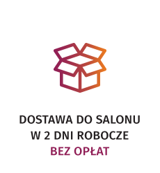 Dostawa do salonu w 2 dni robocze - bez opłat Dostawa do salonu w 2 dni robocze - bez opłat