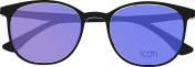 Nakładka na okulary korekcyjne ICON i944 z filtrem bluecut