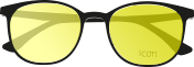 Nakładka na okulary korekcyjne ICON i944 z filtrem nightride